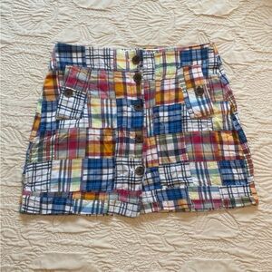 🍀J. Crew Multicolor Plaid Cotton Shirt